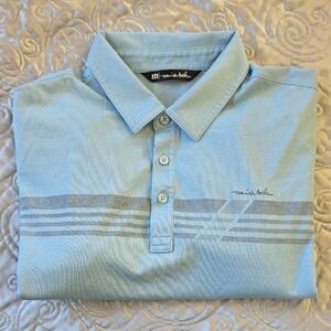 Travis Matthew Sky Blue Polo Shirt